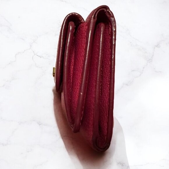 MIU MIU FUSHIA TRIFOLD COMPACT WALLET - Picture 9 of 10